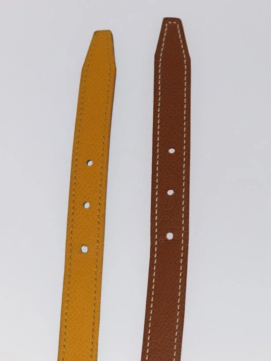 HERMES Belt Leather 28.3\